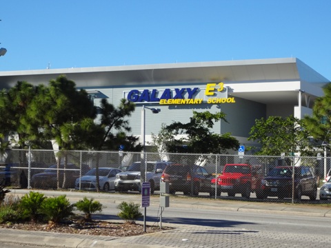 Galaxy Elementary School at the on-ramp to SR-9/I-95 and Boynton Beach Boulevard Interchange